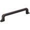 Jeffrey Alexander 128 mm Center-to-Center Brushed Oil Rubbed Bronze Callie Cabinet Pull 839-128DBAC - alternate 1